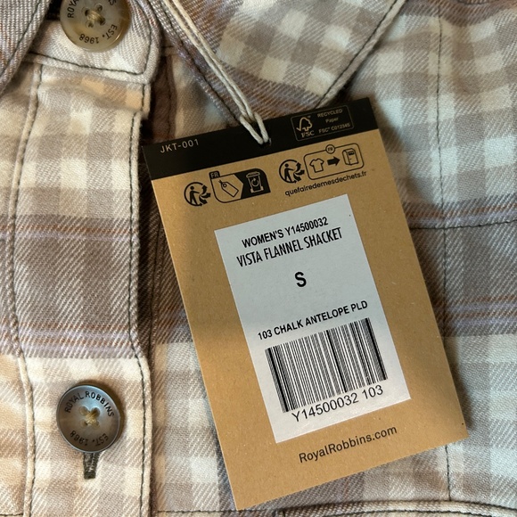 Royal Robbins Women’s Vista Flannel Shacket - Picture 7 of 10